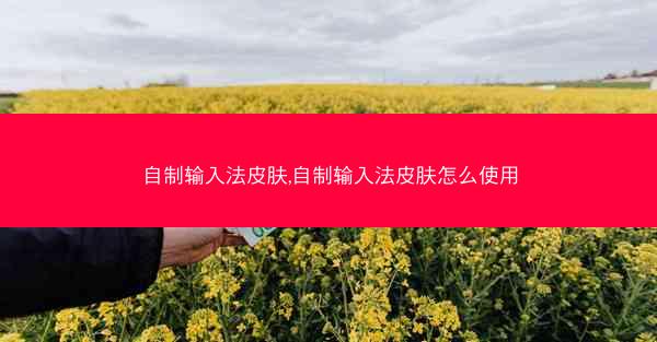 自制输入法皮肤,自制输入法皮肤怎么使用