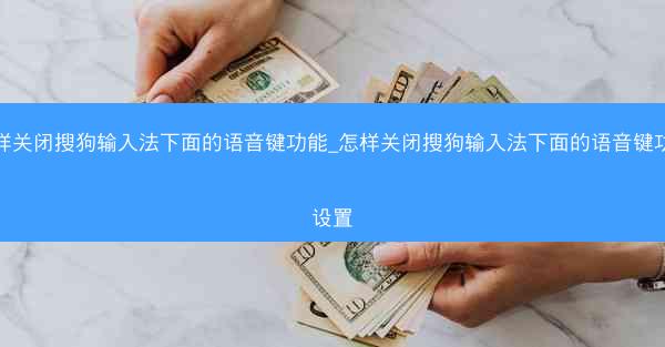 怎样关闭搜狗输入法下面的语音键功能_怎样关闭搜狗输入法下面的语音键功能设置