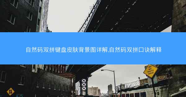 自然码双拼键盘皮肤背景图详解,自然码双拼口诀解释