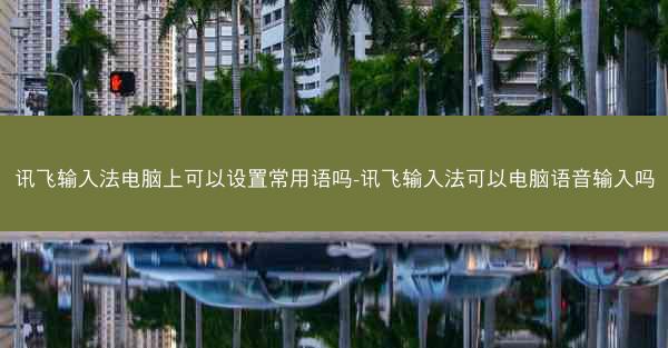 讯飞输入法电脑上可以设置常用语吗-讯飞输入法可以电脑语音输入吗