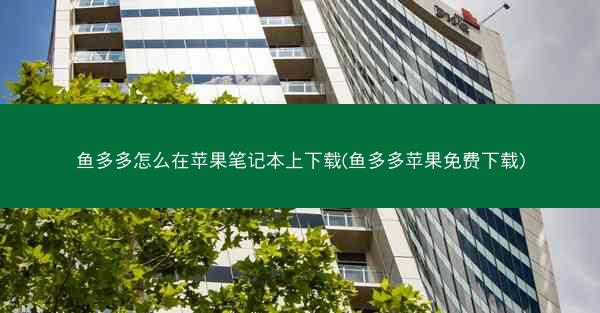 鱼多多怎么在苹果笔记本上下载(鱼多多苹果免费下载)
