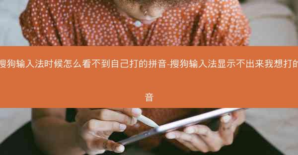 用搜狗输入法时候怎么看不到自己打的拼音-搜狗输入法显示不出来我想打的拼音