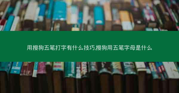 用搜狗五笔打字有什么技巧,搜狗用五笔字母是什么