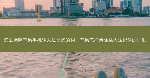 怎么清除苹果手机输入法记忆的词—苹果怎样清除输入法记住的词汇