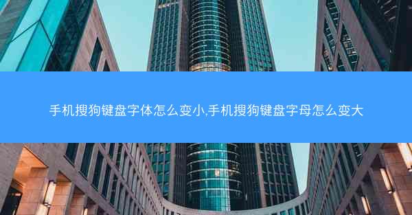 手机搜狗键盘字体怎么变小,手机搜狗键盘字母怎么变大