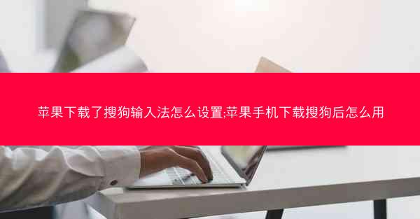 苹果下载了搜狗输入法怎么设置;苹果手机下载搜狗后怎么用