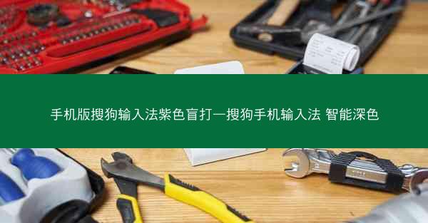 手机版搜狗输入法紫色盲打—搜狗手机输入法 智能深色