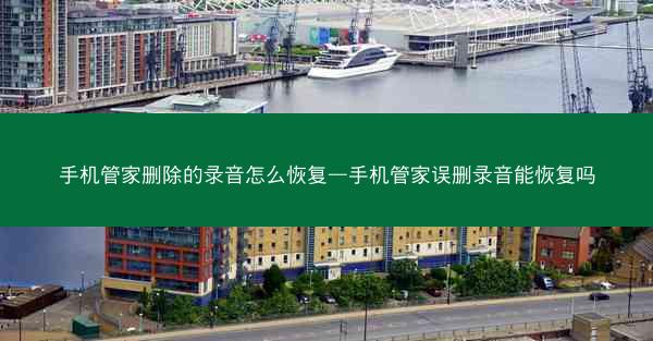手机管家删除的录音怎么恢复—手机管家误删录音能恢复吗